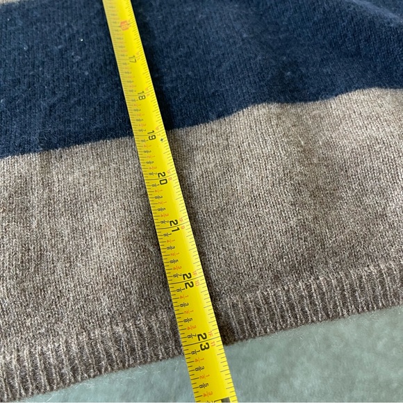 Minnie Rose Sweater Womens Cashmere Dolman Sleeve Size XS S Brown Black Boxy - Picture 5 of 8